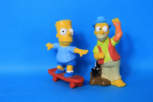 Homero Y Bart Simpsons Figuras Coleccion (Usado)