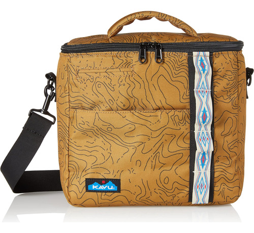 Kavu Snack Sack Bolso Cruzado Refrigerador, Tan Topo