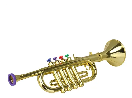 Trompeta De Juguete De Viento Con Colores Brillantes – Instrumento Musical Para Niños De ABS, Fomenta El Ritmo Y La Coordinación, Ideal Para Juego En Familia