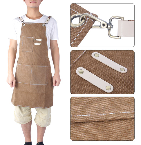Delantal Impermeable De Lona Gruesa Para Cocina Y