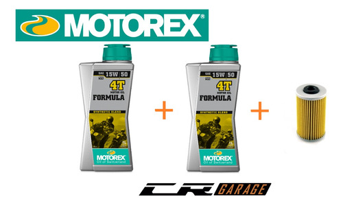 Kit Service Formula Motorex + Filtro Ktm - Cr Garage