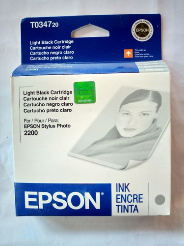 Cartucho De Tinta Negro Epson T034720