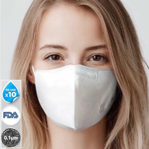 Cubrebocas Nano Mask Soomlab Coreano Reutilizable 10 Pz Shm