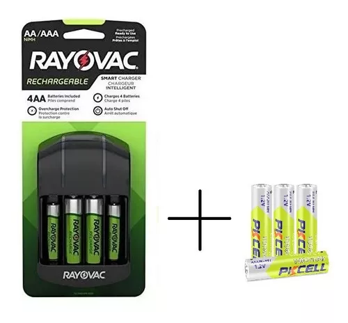 Cargador De Pilas Recargables Aa/Aaa 4Pk Rayovac