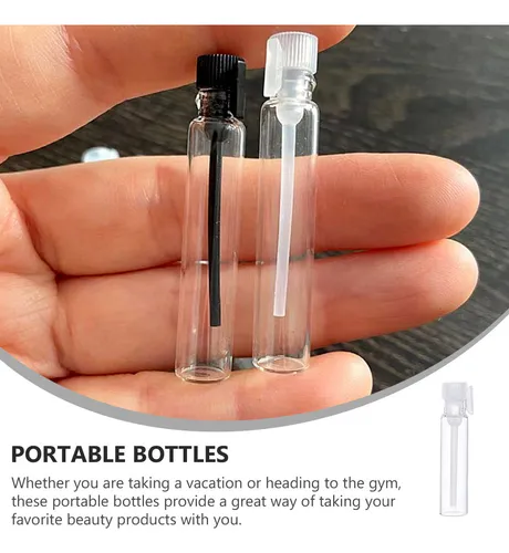 Botella De Muestra Transparente De 2 Ml, 100 Unidades, Con P