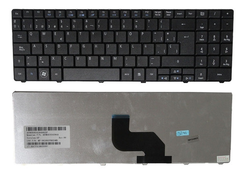 Teclado Acer Aspire 5241 Emachines E525 E625 Negro Español