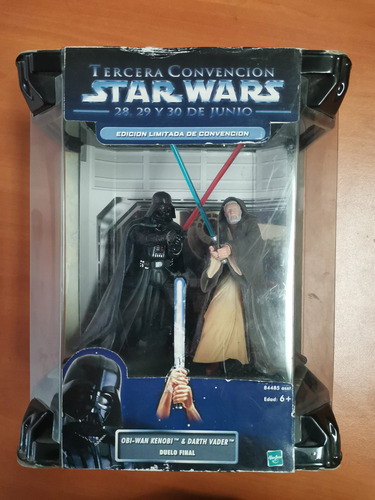 Darth Vader Y Obi Wan Con Autógrafo De David Prowse (Usado)