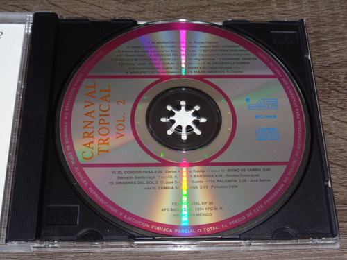 Carnaval Tropical Vol. 2, Cumbia Varios, Afc 1994 (Usado)
