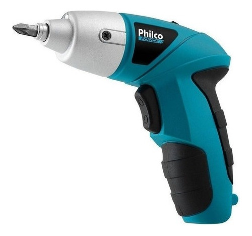 Chave De Fenda Sem Fio Philco Ppf01 4.8v Azul