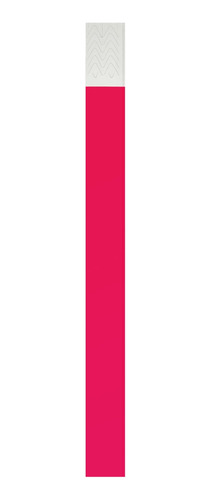 Pulseira De Identificação Para Eventos Vermelho Neon 40 Un