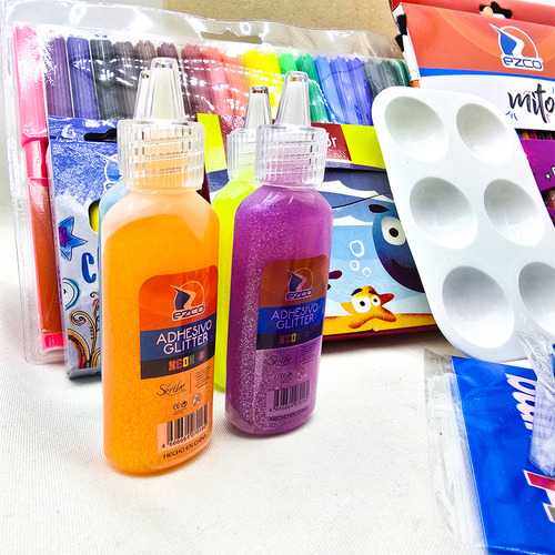 Mega Kit Arte Niños Set Infantil + Dib Para Pintar Superman