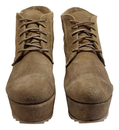 Bota Keski Mujer Plataforma Taco Chino