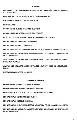 Legislación Esencial Penal De Guerrero 2024. Código Penal. Código Nacional De Procedimientos Penales. Guía Práctica De Términos, Plazos Y Apercibimientos. Leyes Complementarias En Materia Penal
