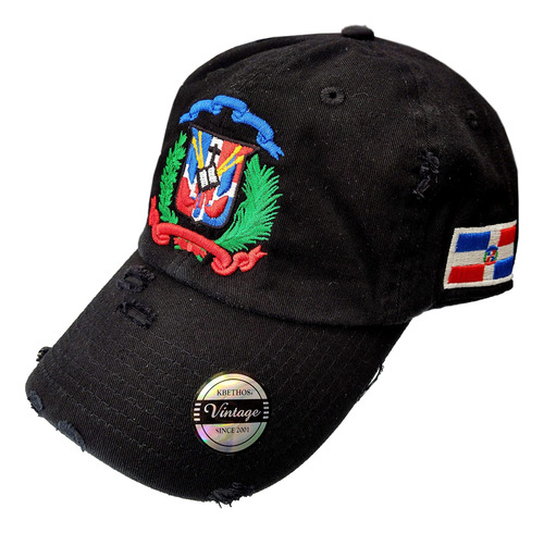 Gorra Vintage Ajustable Escudo Y Bandera República A Todo