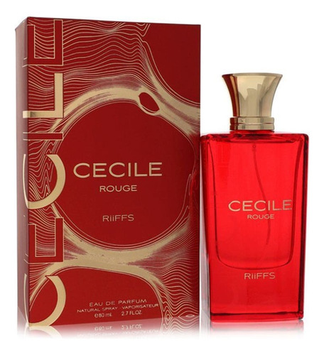 Riiffs Cecile Rouge Edp 80ml Mujer (perfume Árabe)