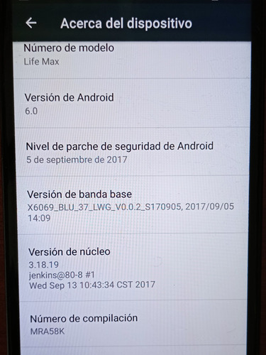 Celular Blu Life Max Para Reparar El Tactil O Repuesto