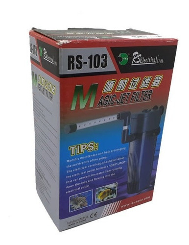 Rs Electrical Filtro 200l/h Acuarios Hasta 45 Litros