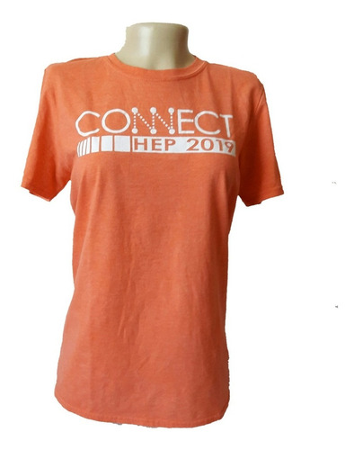Camiseta Unisex Importada Naranja Talla Small 