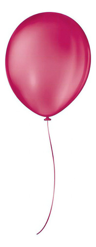 Balão De Festa Látex Liso - Cores - 9  23cm - 50 Unidades Cor Ameixa