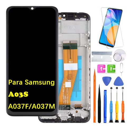 Pantalla Para Samsung A03s A037m A037f Original Con Marco