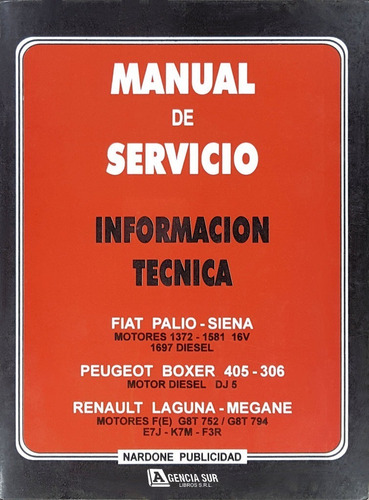 Manual De Servicio Fiat, Peugeot, Renault