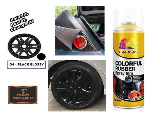 Pintura Spray Plastica Removible Tipo Plastidip Auto Colores