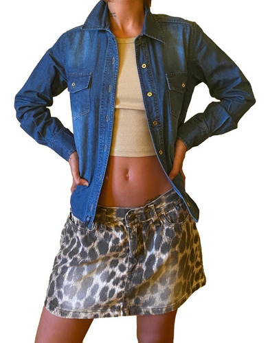 Imagen 1 de 2 de Camisa Denim - Mujer - Blue Air Jeans
