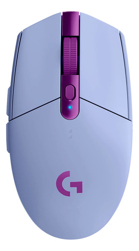 Mouse Gamer Sem Fio Logitech G305 Lightspeed 12000 Dpi Cor Lilás