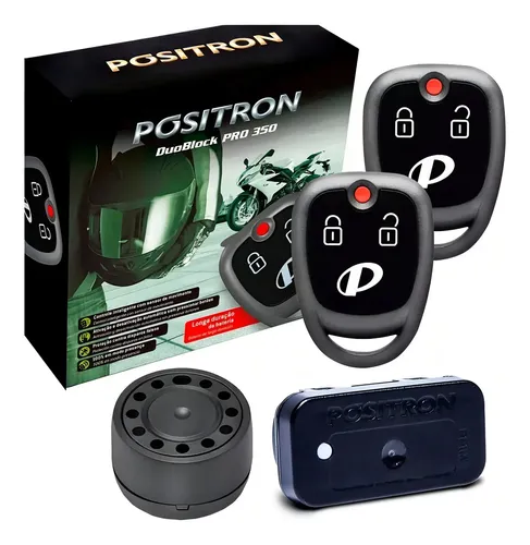 Alarme Para Motos Pósitron DuoBlock Pro 350 G8 Universal aplica em todas as motos