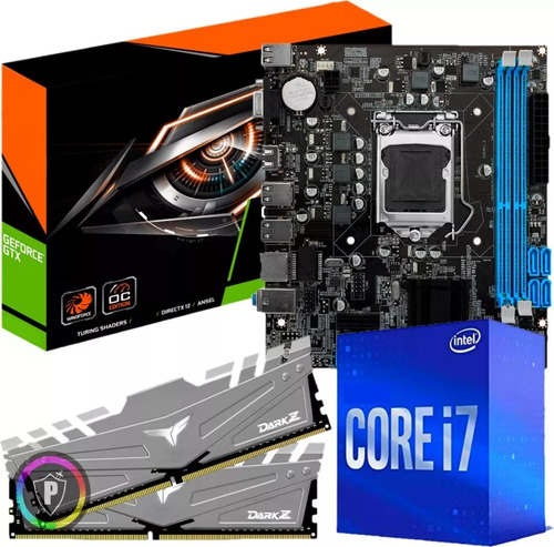 Kit Gamer Geforce 4gb Ddr5 + Intel Core I7 + H55 + 16gb Ram