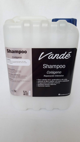 Shampoo De Colágeno, Nutrición Capilar 5 Lts.
