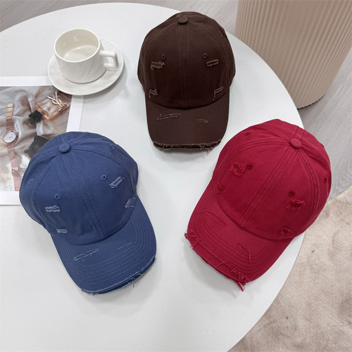 Gorra De Béisbol Ni Luo Shi Curved Eaves Con Protección Sola