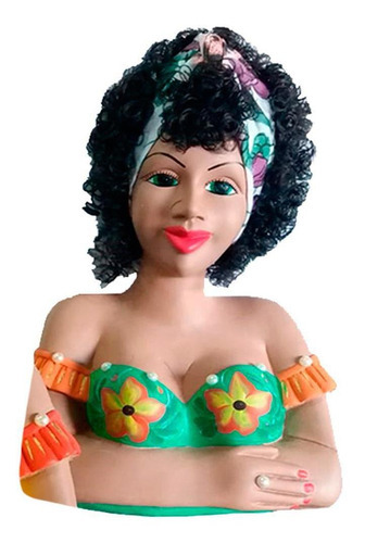 Boneca Namoradeira Morena Grande Com Faixa No Cabelo Verde