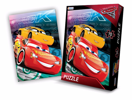 Cars 3 Puzzle 70 Pcs Rompecabezas 20x30 Cm Educando