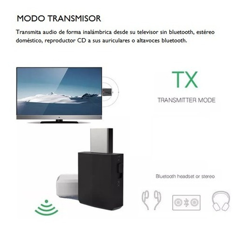 Imagen 4 de 5 de Transmisor Y Receptor Audio Realtec Bluetooth 5.0