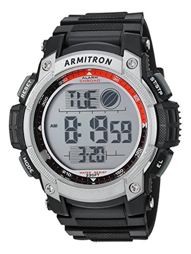 Reloj Cronógrafo Digital Negro Armitron Sport 408252blk Para