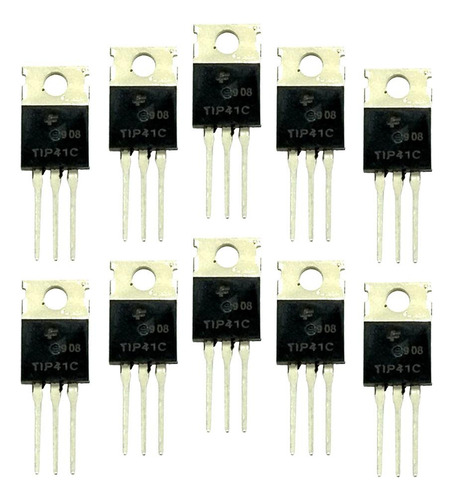 2 Nuevo Tip41c To-220 100v / 6a / 65w Npn Transistor