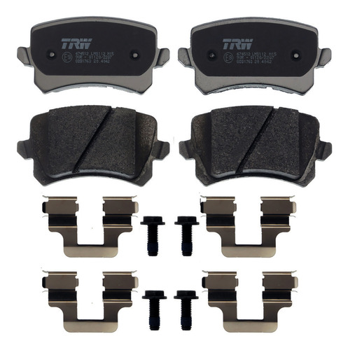 Balatas Orgánicas Tra Volkswagen Cc 2013-2016 Trw