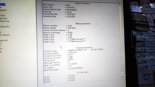 Cpu Dell Optiplex 980 I5 4gb Ram 250gb Hd