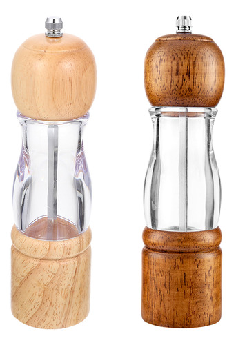 Juego De 2 Molinillos De Café Batidor De Especias Triturad