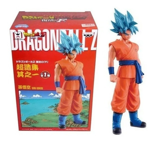 Figura De Coleccion Goku Ssj Blue Dragon Ball Z Importado 
