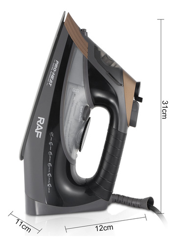 Plancha De Vapor Manual Raf R.1213 2600w 450ml