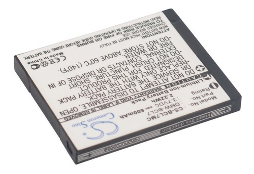Reemplazo Para Panasonic Lumix Dmc-f5 Dmw-bcl7 Dmw-bcl7e F5k