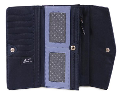 Billetera De Mujer Ania Azul Nautica