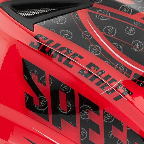 Imagen 3 de 7 de Casco Speed And Strength Ss1600 Sure Shot Gris Para Moto