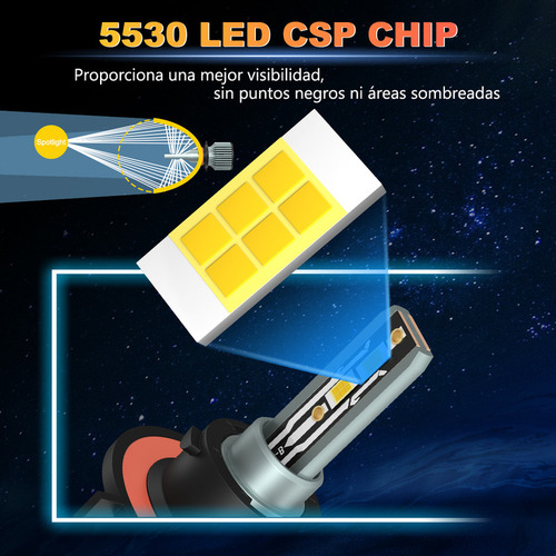 Faros Led Hi/lo+antiniebla Para Chrysler Aspen 2007-2009