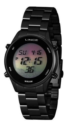 Imagem 1 de 7 de Relógio Lince Feminino Digital Sdn4638l Qxpx