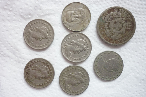 Coleção 100 Réis 1929, 1932, 1933, 1871 - Lote Moedas (Usado)