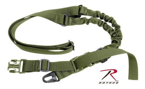 Portafusil Correa Tactica Bungee Resorte Rothco Color Verde olivo