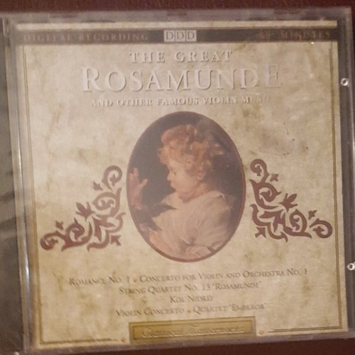 Beethoven Bach Schubert The Great Rosamunde  Cd Impecable 